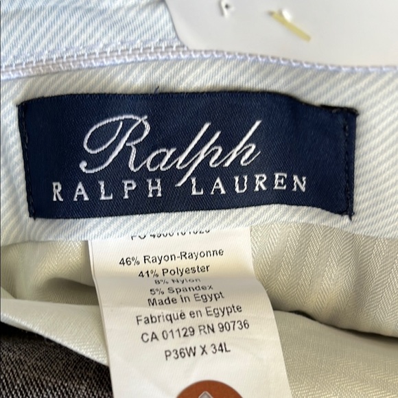 Ralph Lauren Gray Dress Pants with Classic Straight-Leg Cut - Picture 3 of 12